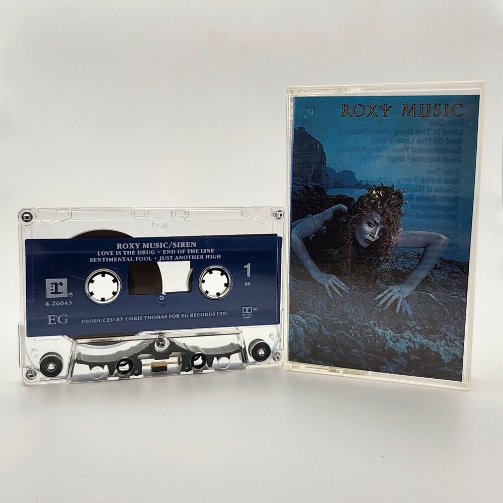 Roxy Music Siren Cassette Bryan Ferry 1984 EG Records Reprise W4 26043